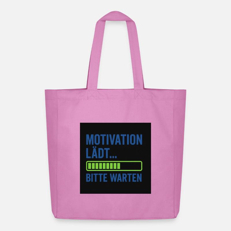 Motivation lädt... Bitte warten - Midweight recycelter Stoffbeutel von Stanley/Stella - Pink