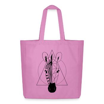 Zèbre - Tote bag Stanley/Stella Midweight recyclé - rose - Devant