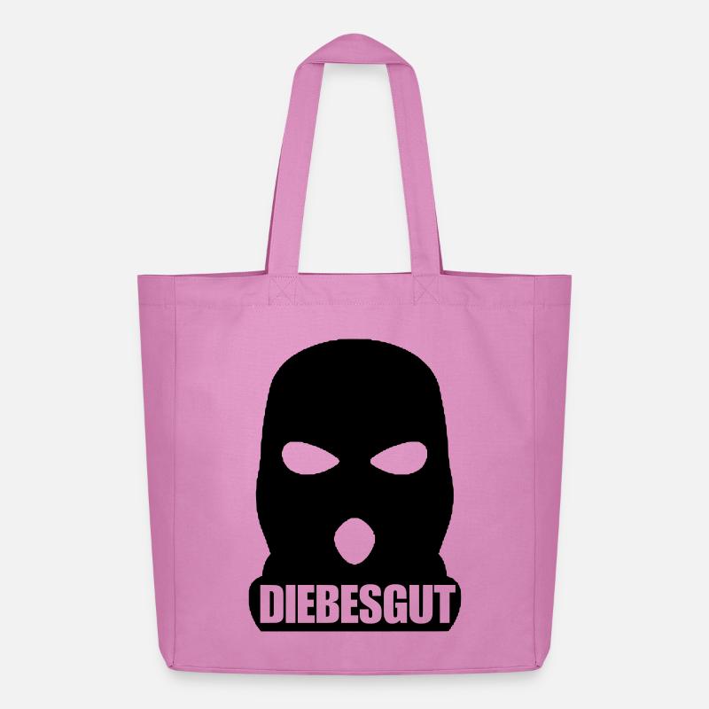 DIEBESGUT_LOGO - Midweight recycelter Stoffbeutel von Stanley/Stella - Pink