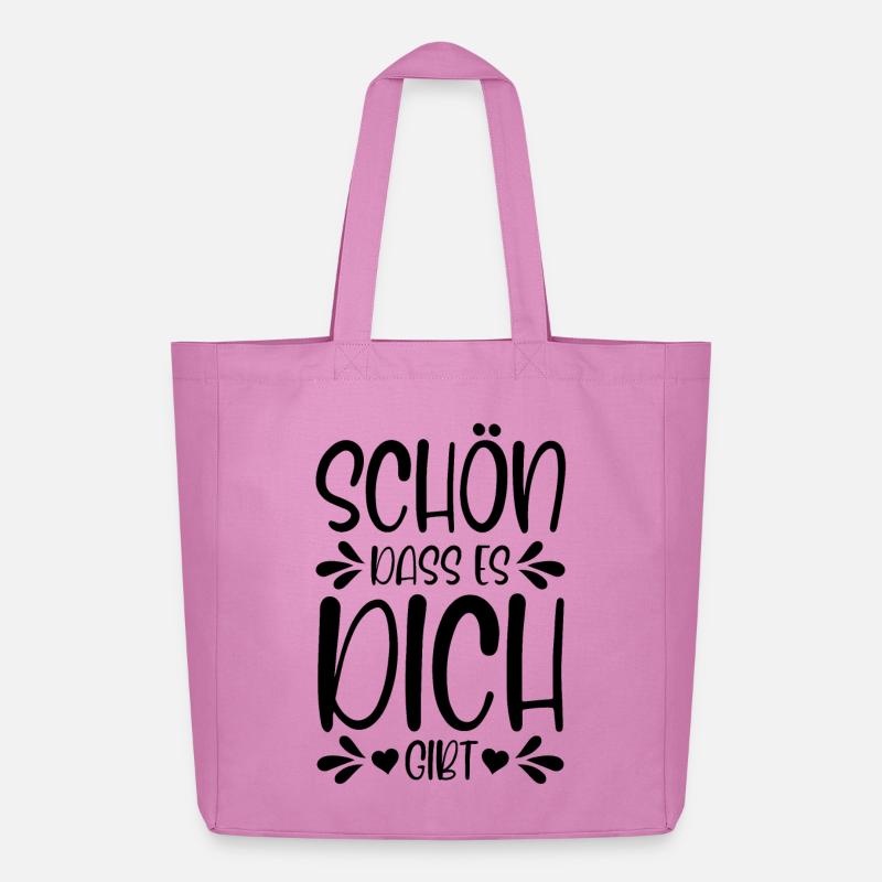 Schön dass es dich gibt - Midweight recycelter Stoffbeutel von Stanley/Stella - Pink
