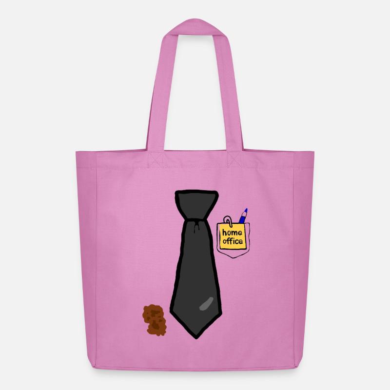 Homeoffice Fun Krawatte  - Midweight recycelter Stoffbeutel von Stanley/Stella - Pink
