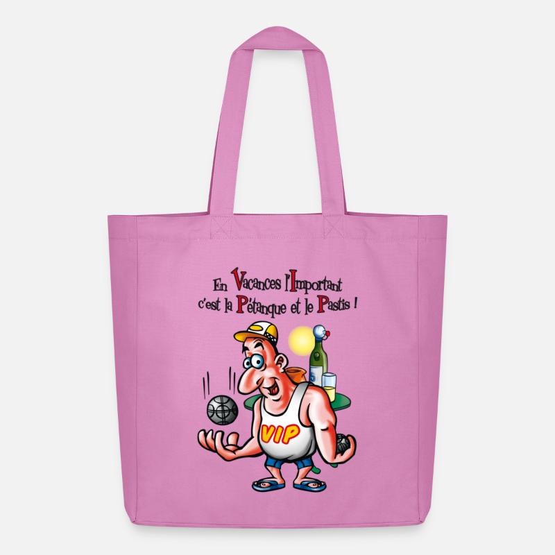 Vip petanque - Midweight recycelter Stoffbeutel von Stanley/Stella - Pink