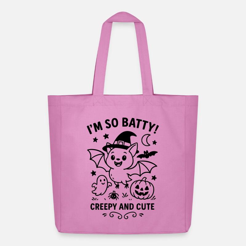 batty - Midweight recycelter Stoffbeutel von Stanley/Stella - Pink