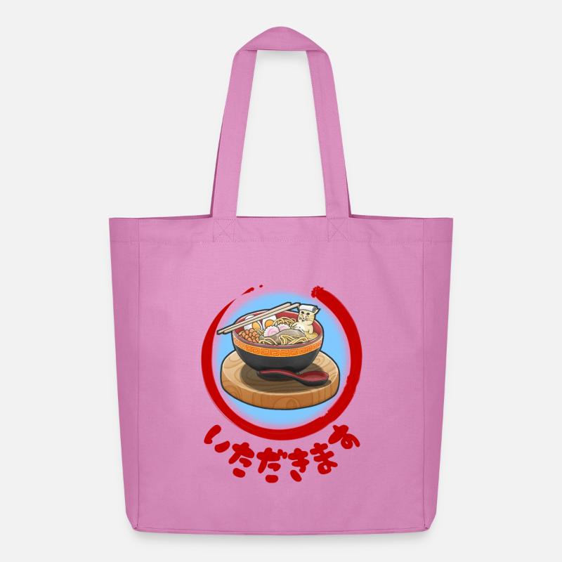 RamenCat - Tote bag Stanley/Stella Midweight recyclé - rose