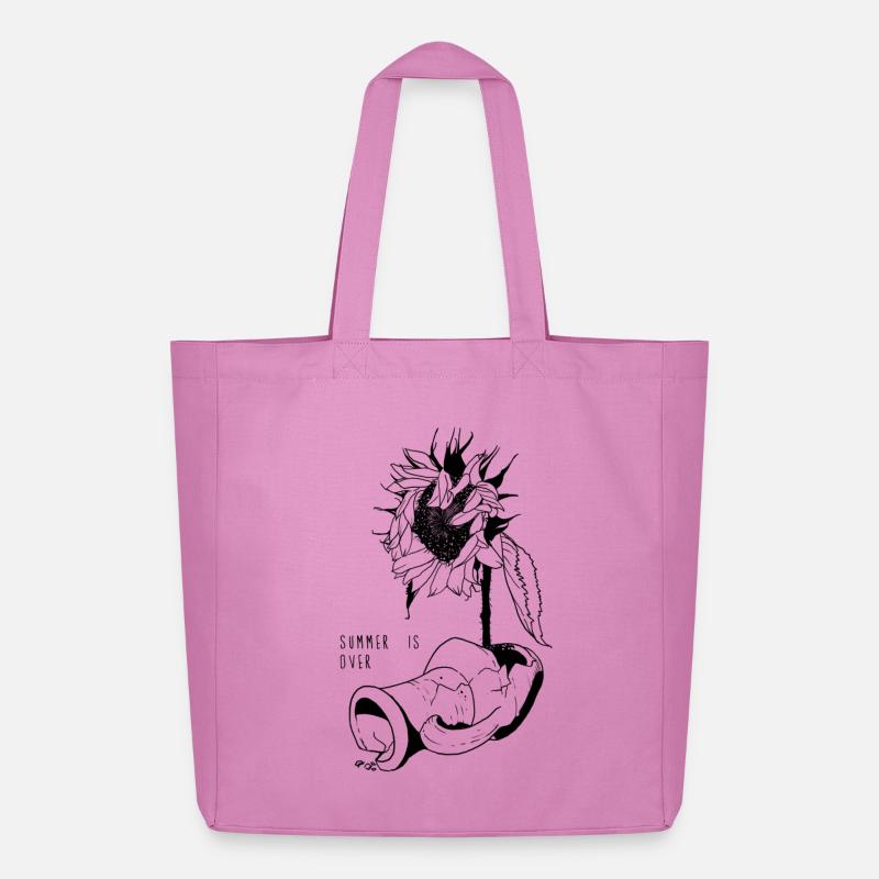 Summer Is Over - Midweight recycelter Stoffbeutel von Stanley/Stella - Pink