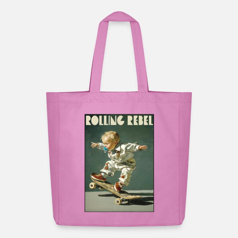 Rolling Rebel - Midweight recycelter Stoffbeutel von Stanley/Stella - Pink