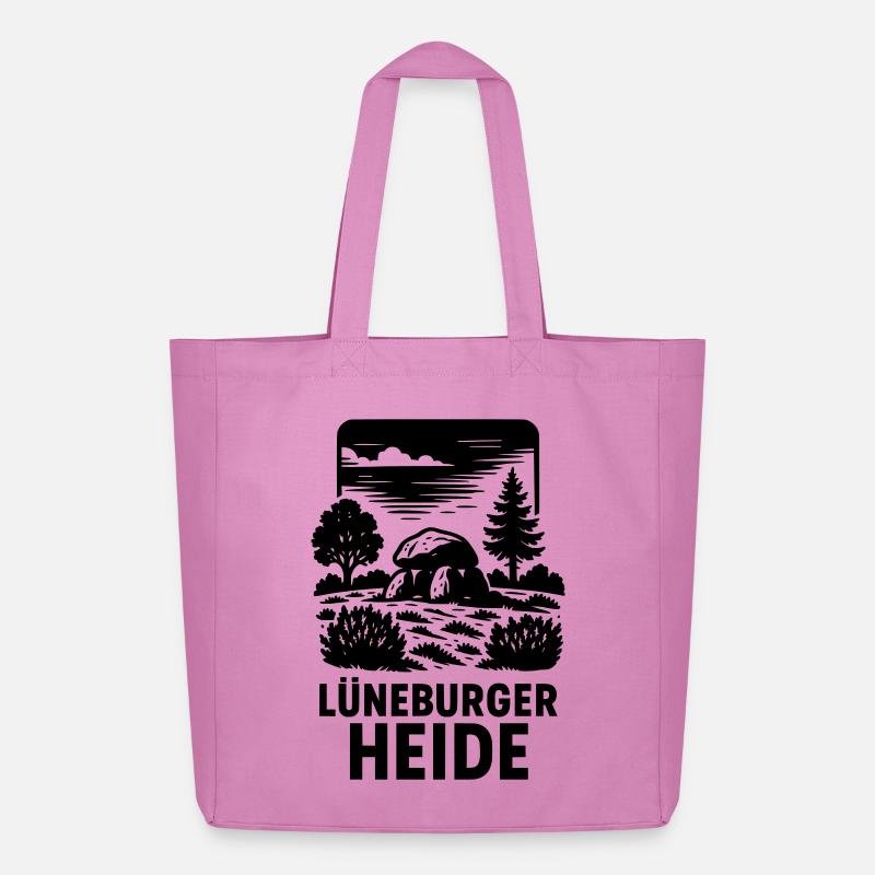 Lüneburger Heide  - Midweight recycelter Stoffbeutel von Stanley/Stella - Pink
