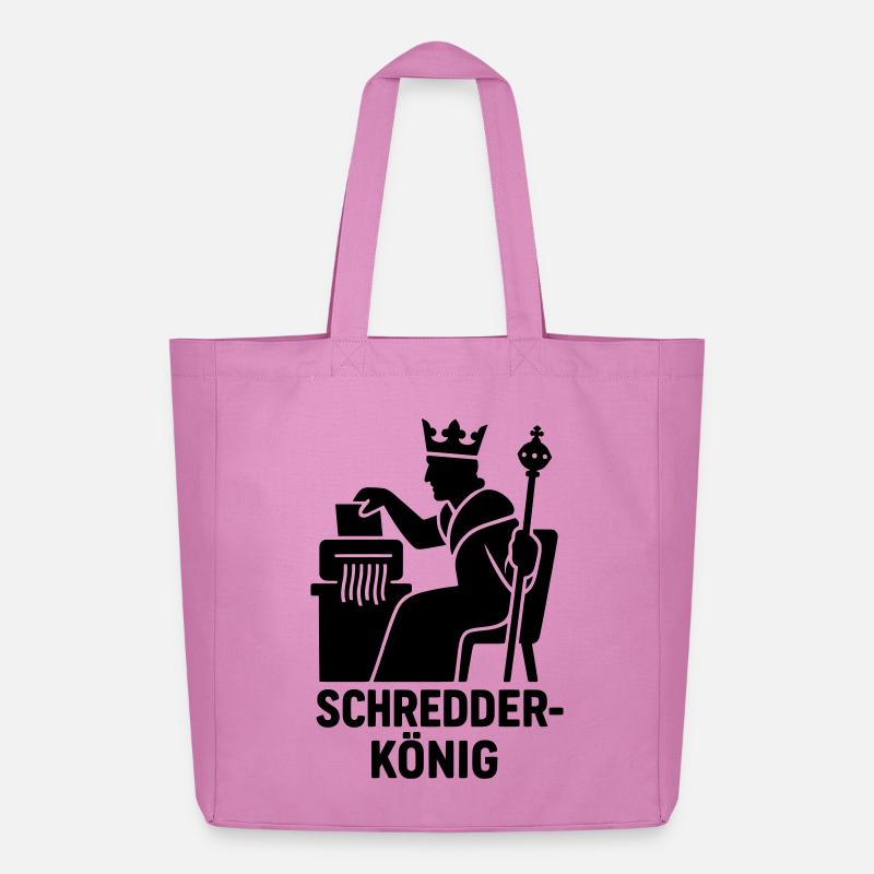 schredder könig - Midweight recycelter Stoffbeutel von Stanley/Stella - Pink