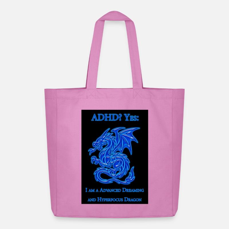 ADHD-Dragon - Midweight recycelter Stoffbeutel von Stanley/Stella - Pink