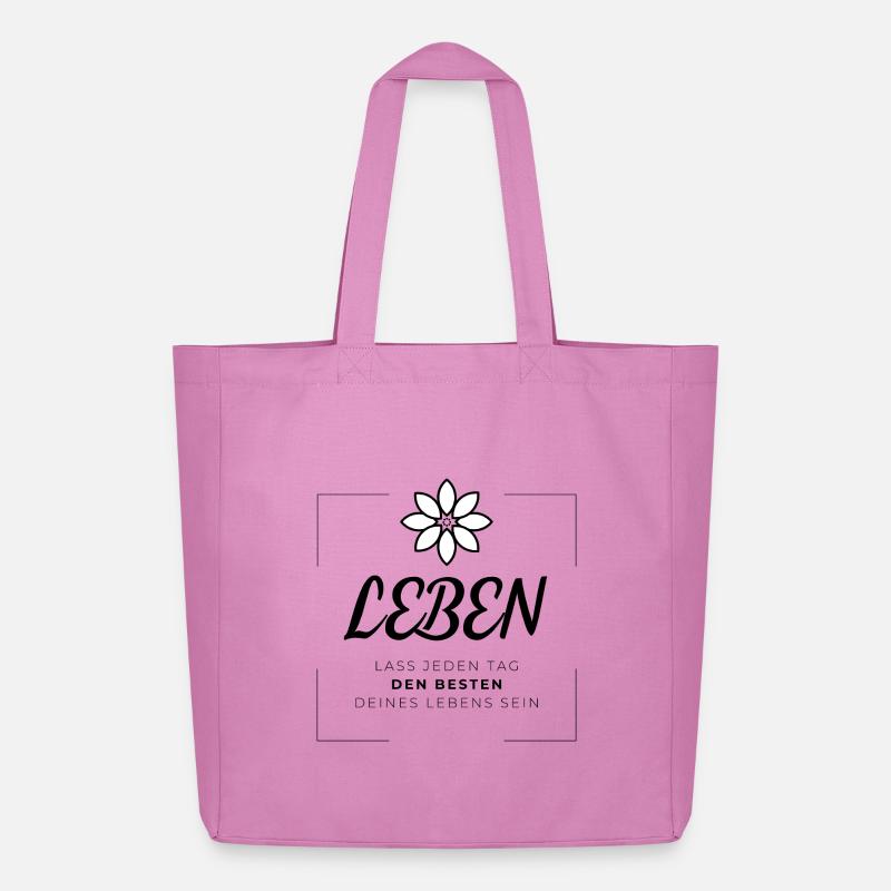 Weisheit - Leben - Midweight recycelter Stoffbeutel von Stanley/Stella - Pink