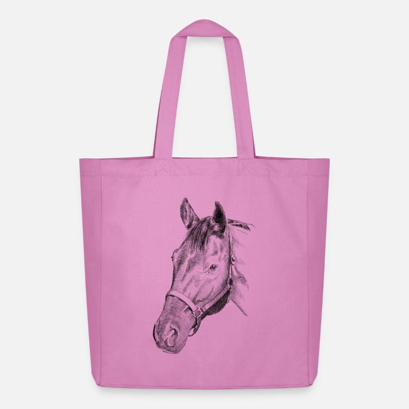Pferd - Midweight recycelter Stoffbeutel von Stanley/Stella - Pink