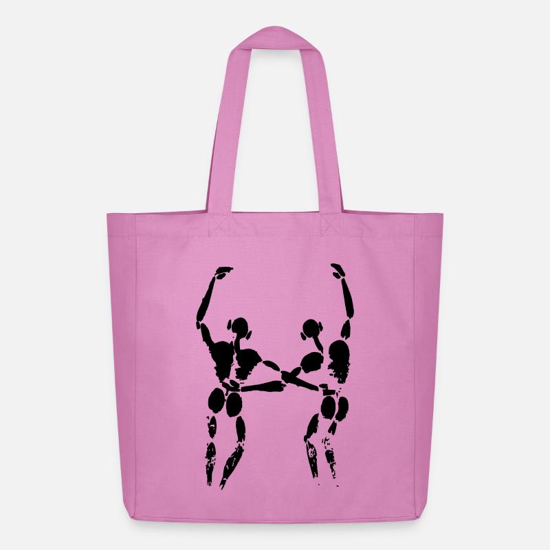 Zwei Freunde - Midweight recycelter Stoffbeutel von Stanley/Stella - Pink