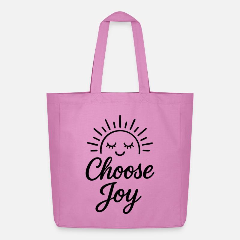 Choose Joy - Midweight recycelter Stoffbeutel von Stanley/Stella - Pink