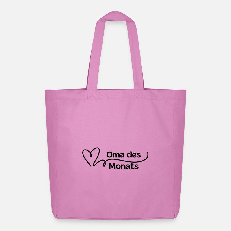 Oma des Monats Herz - Midweight recycelter Stoffbeutel von Stanley/Stella - Pink
