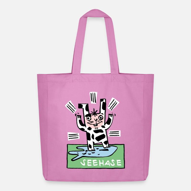 Seehase - Midweight recycelter Stoffbeutel von Stanley/Stella - Pink