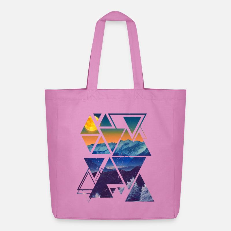 Natur - Midweight recycelter Stoffbeutel von Stanley/Stella - Pink