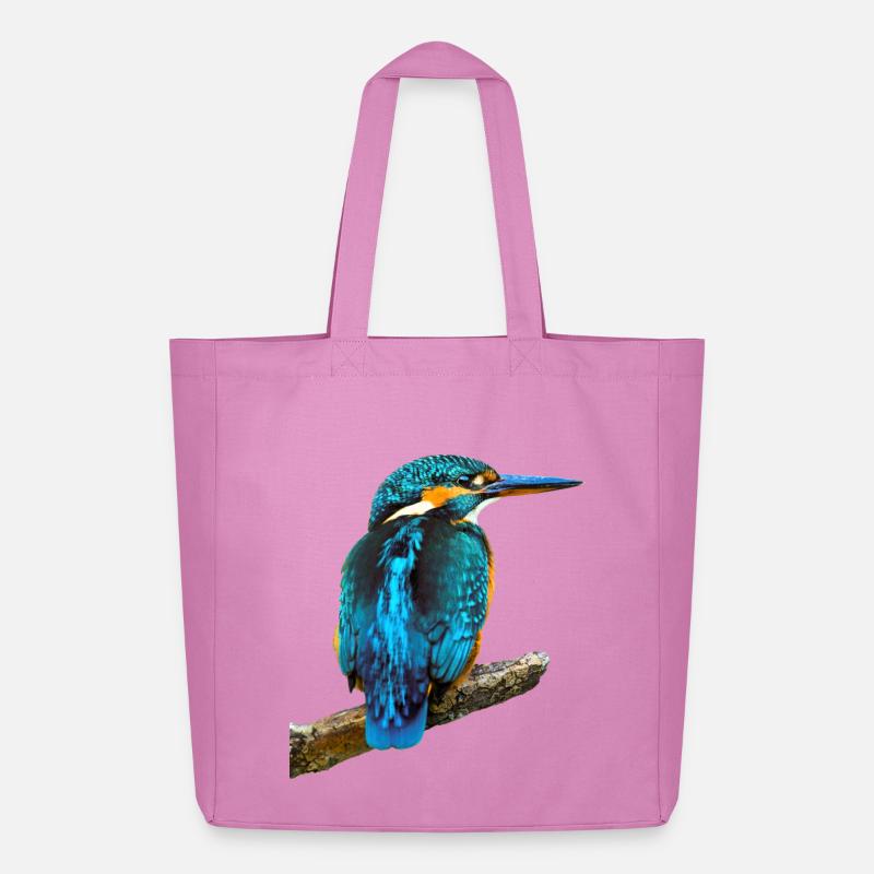 Eisvogel Alcedo atthis - Midweight recycelter Stoffbeutel von Stanley/Stella - Pink