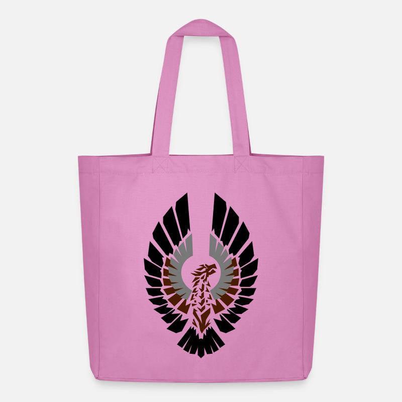 Hawk Tribal - Midweight recycelter Stoffbeutel von Stanley/Stella - Pink