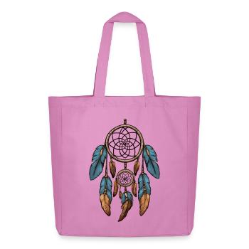 Attrape-rêves - Tote bag Stanley/Stella Midweight recyclé - rose - Devant