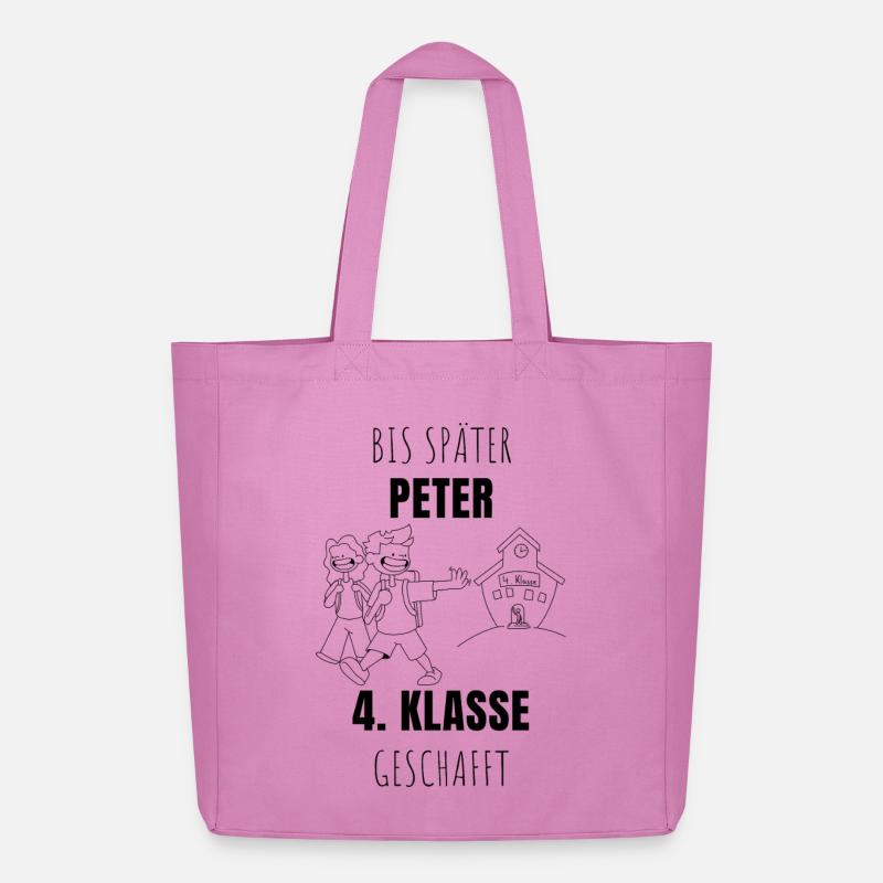 BIS SPAETER PETER - Midweight recycelter Stoffbeutel von Stanley/Stella - Pink