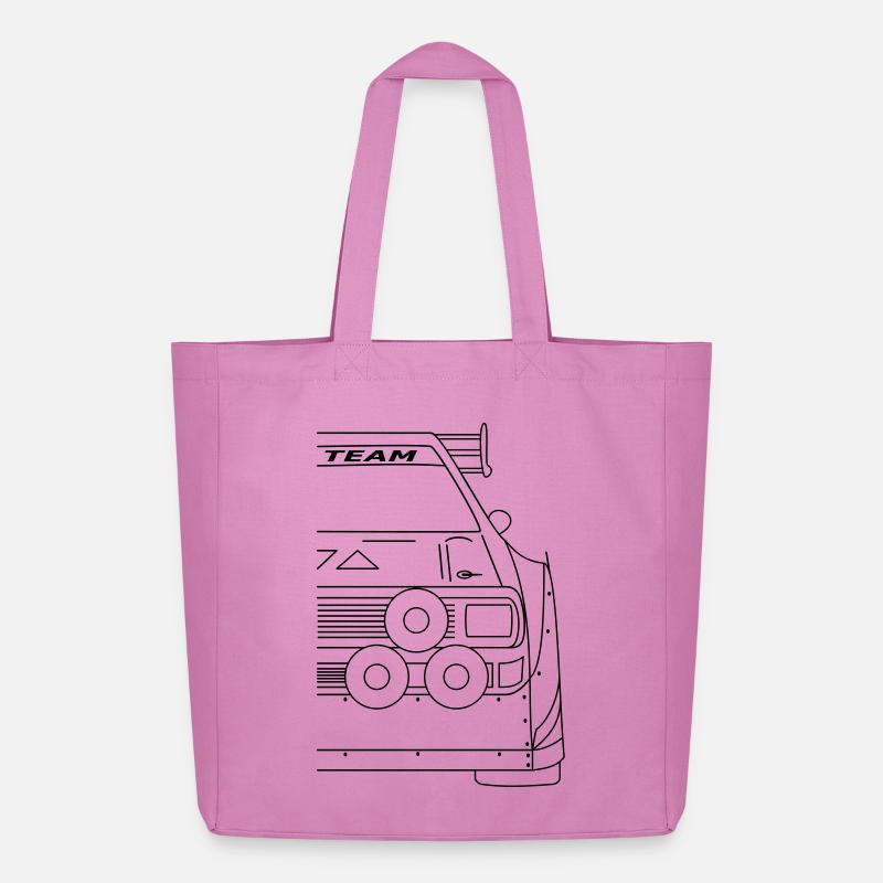 Rallye S1 E2 Sport Quattro Front - Midweight recycelter Stoffbeutel von Stanley/Stella - Pink
