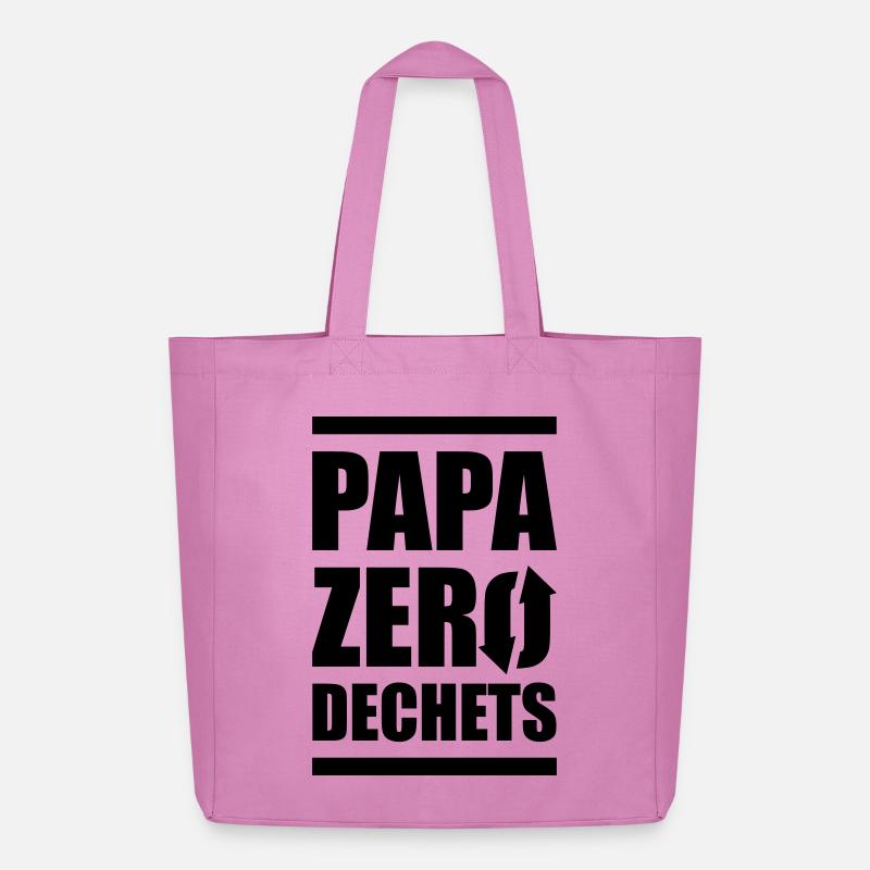 Zero Waste Dad - Midweight Recycled Tote Bag by Stanley/Stella - pink