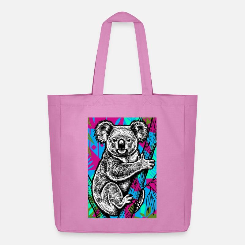 Koala - Midweight recycelter Stoffbeutel von Stanley/Stella - Pink