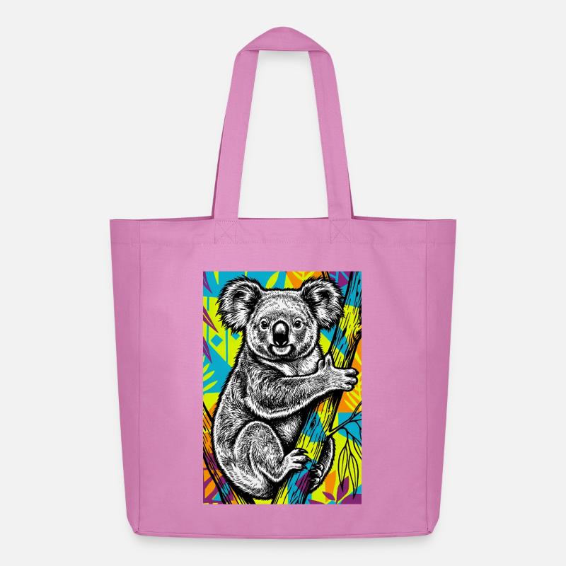 Koala - Midweight recycelter Stoffbeutel von Stanley/Stella - Pink