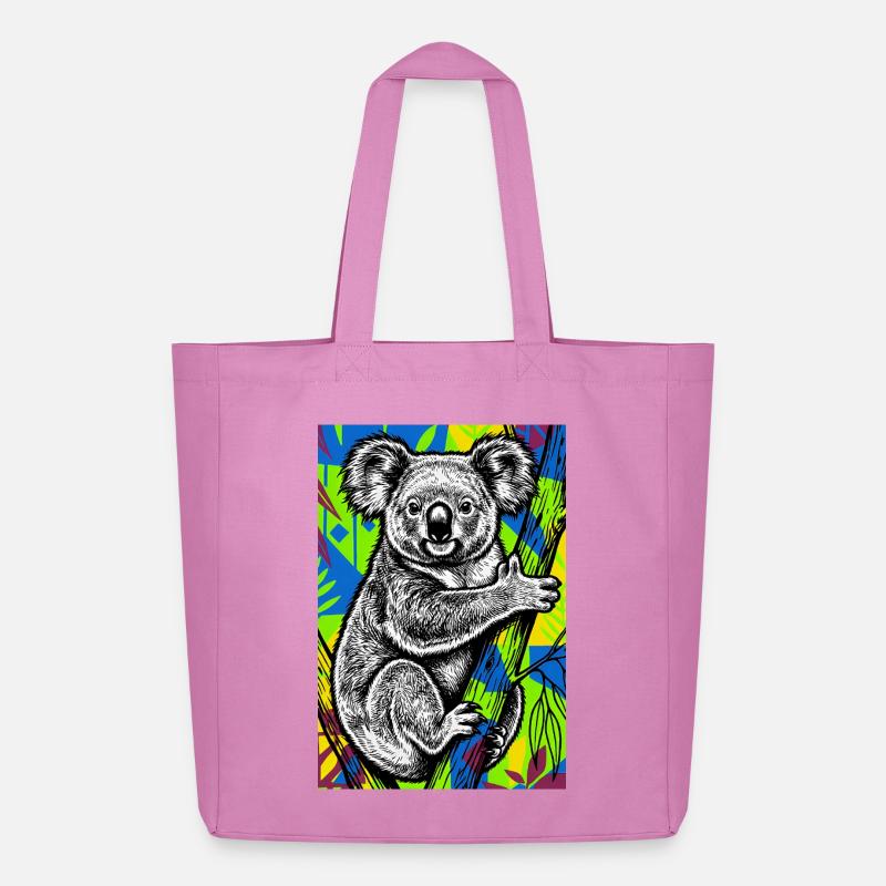 Koala - Midweight recycelter Stoffbeutel von Stanley/Stella - Pink