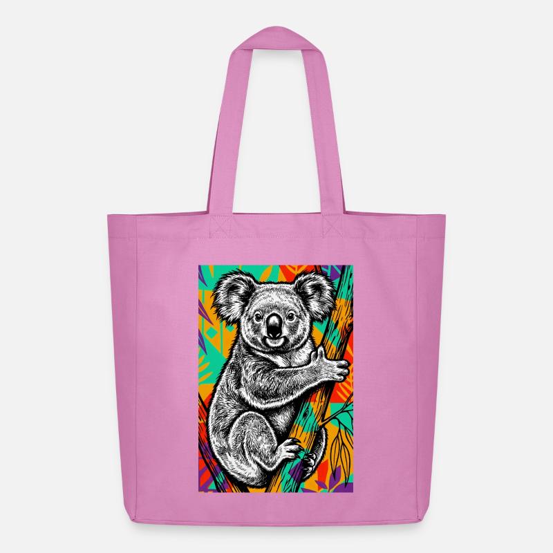 Koala - Midweight recycelter Stoffbeutel von Stanley/Stella - Pink