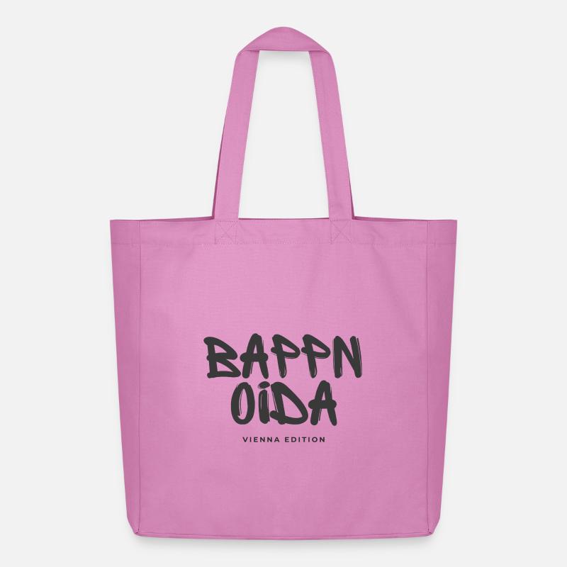 Bappn oida - Vienna Edition - Midweight recycelter Stoffbeutel von Stanley/Stella - Pink