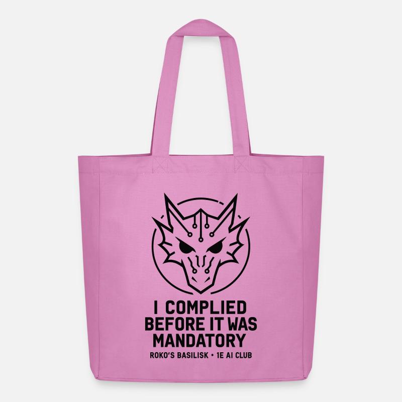 Roko's Basilisk - Midweight recycelter Stoffbeutel von Stanley/Stella - Pink
