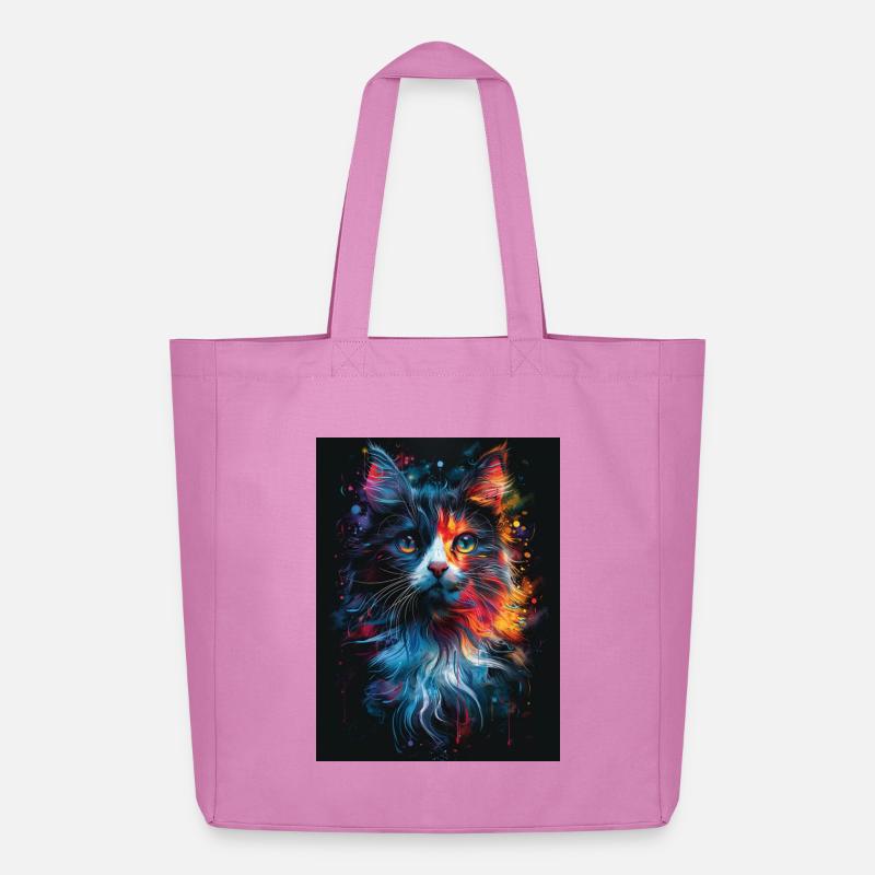 Cat_01 - Midweight recycelter Stoffbeutel von Stanley/Stella - Pink