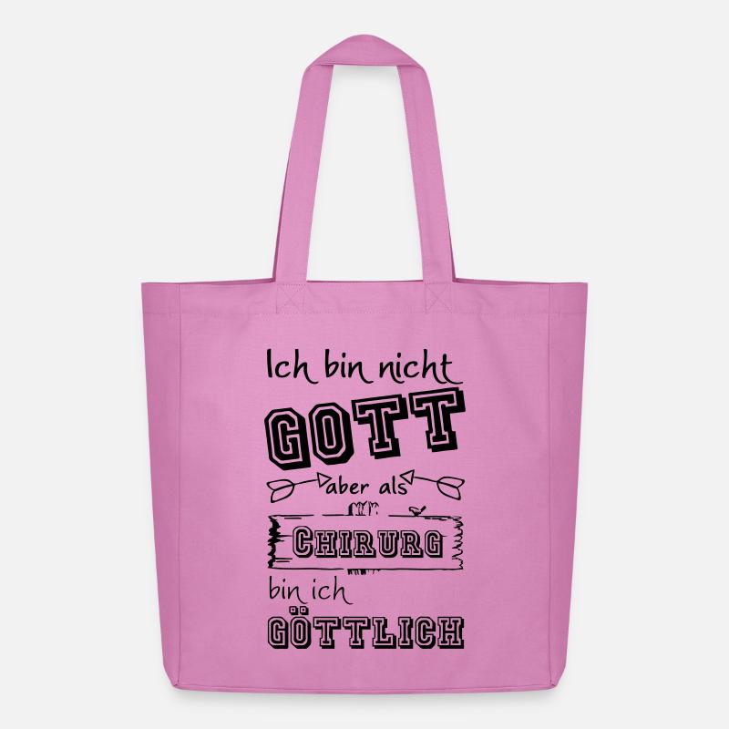 Göttlicher Chirurg Geschenk - Midweight recycelter Stoffbeutel von Stanley/Stella - Pink