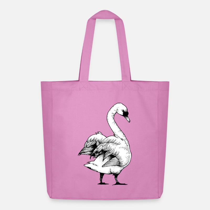 Schwan - Midweight recycelter Stoffbeutel von Stanley/Stella - Pink