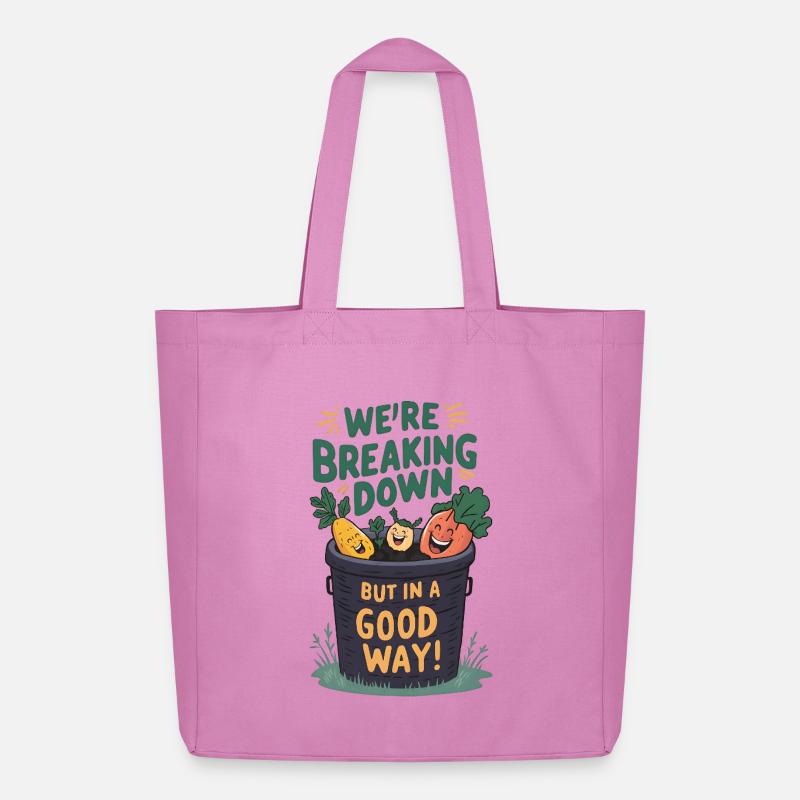 Décomposition du compost - Tote bag Stanley/Stella Midweight recyclé - rose