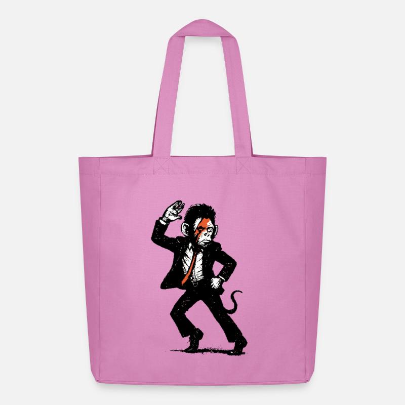 The monkey dance - Midweight recycelter Stoffbeutel von Stanley/Stella - Pink