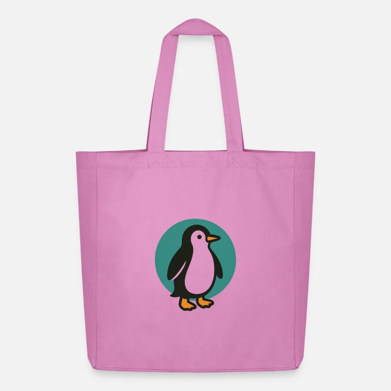 Pinguin - Midweight recycelter Stoffbeutel von Stanley/Stella - Pink