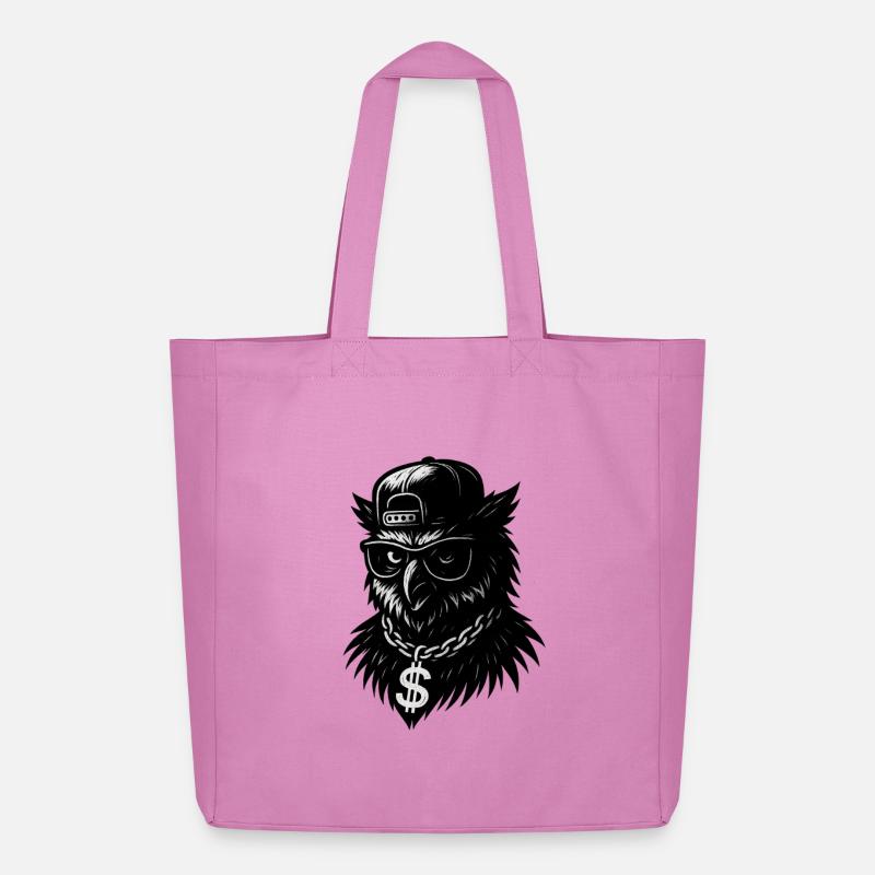 Rap-Eule - Midweight recycelter Stoffbeutel von Stanley/Stella - Pink