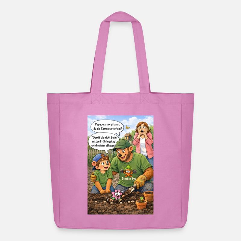 Gartenfreunde Beetspaß - Midweight recycelter Stoffbeutel von Stanley/Stella - Pink
