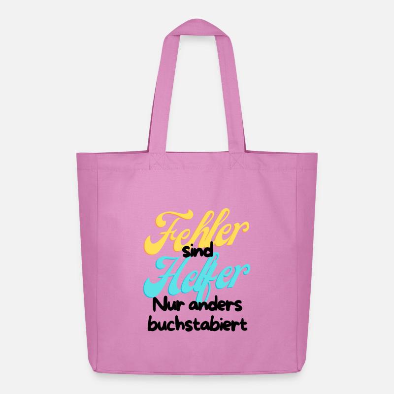 Fehler Helfer Gradient Script - Midweight recycelter Stoffbeutel von Stanley/Stella - Pink