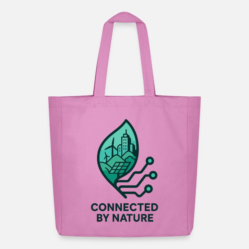 Connected by Nature - Midweight recycelter Stoffbeutel von Stanley/Stella - Pink