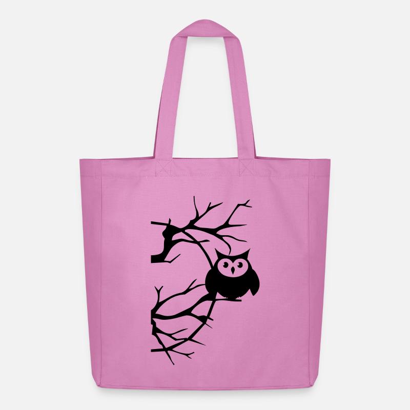 Eule - Midweight recycelter Stoffbeutel von Stanley/Stella - Pink