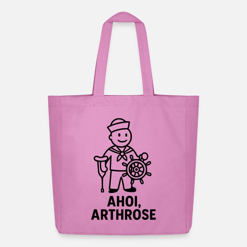 ahoi arthrose - Midweight recycelter Stoffbeutel von Stanley/Stella - Pink