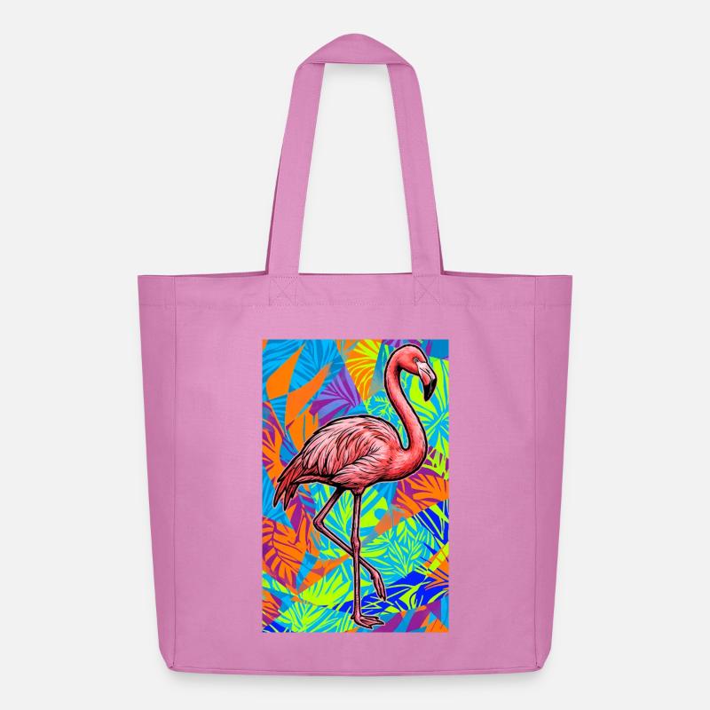 Flamingo - Midweight recycelter Stoffbeutel von Stanley/Stella - Pink