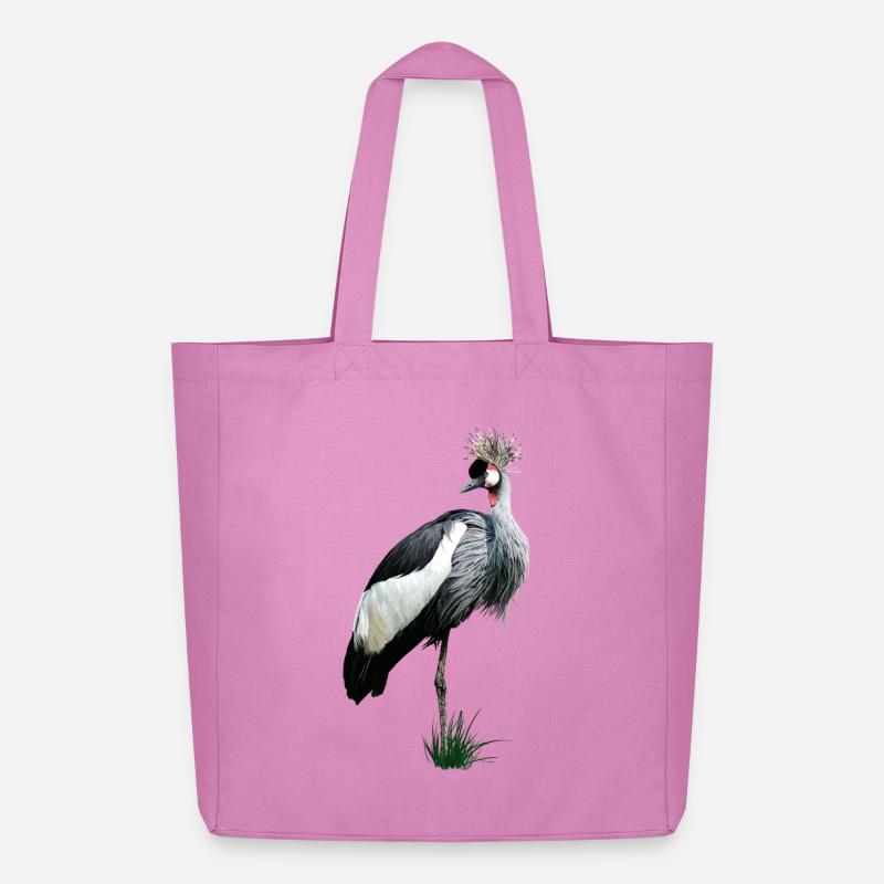 Kronenkranich - Midweight recycelter Stoffbeutel von Stanley/Stella - Pink