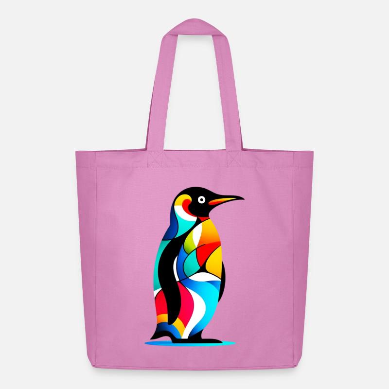 Pinguin - Midweight recycelter Stoffbeutel von Stanley/Stella - Pink