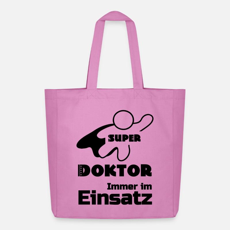 Super Doktor Geschenk - Midweight recycelter Stoffbeutel von Stanley/Stella - Pink