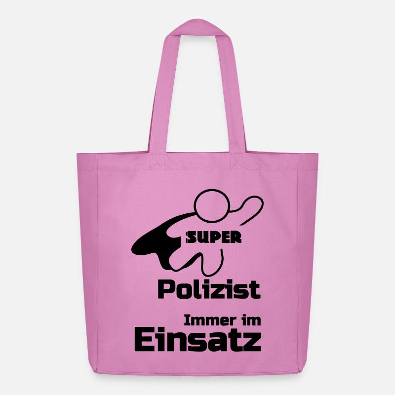 Super Polizist Geschenk - Midweight recycelter Stoffbeutel von Stanley/Stella - Pink