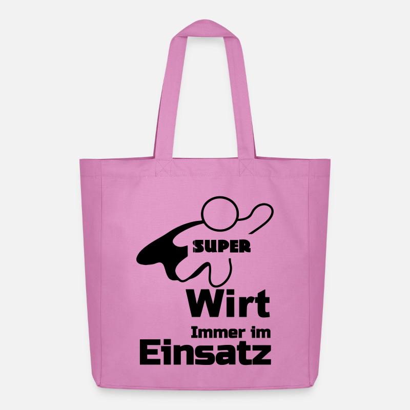 Super Wirt Geschenk - Midweight recycelter Stoffbeutel von Stanley/Stella - Pink
